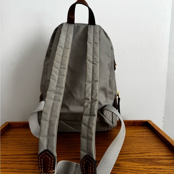 Frye Gray Backpack with Brown Accents - Picture 7 of 9